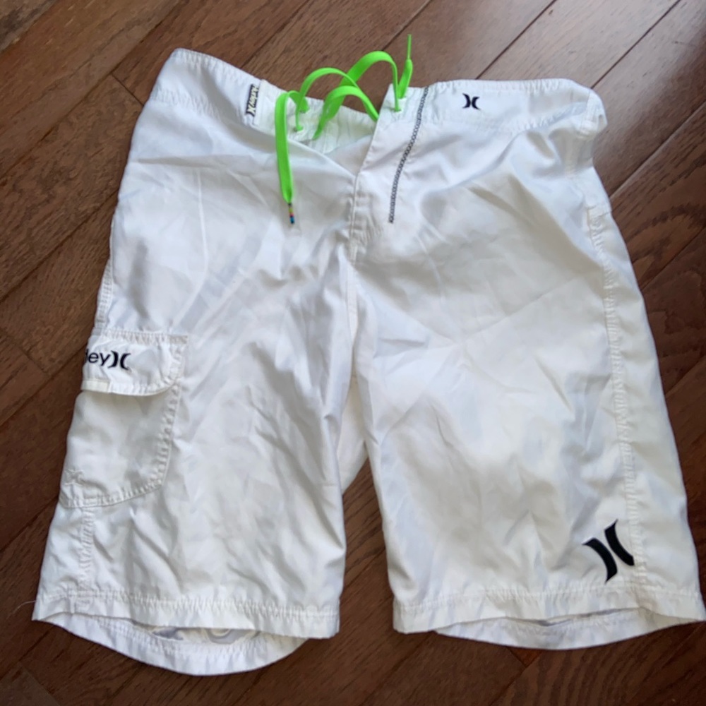 Hurley Board shorts swim trunks white men m/s